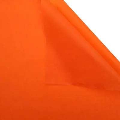 Папір "Тішью" в листах 50см * 70см (40 шт) 051 AUTUMN ORANGE