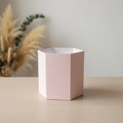 Флористична коробка "Шестигранник" ПУДРА