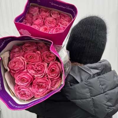 ТРОЯНДА ОДНОБУТОННА "Pink Expression" 70СМ (25ШТ/УП) ЕКВАДОР