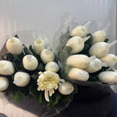 ХРИЗАНТЕМА "АНТОНОВ white" 75 см (10 гілок/уп)