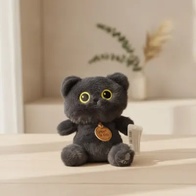 Котик "Фелікс" H17 cm сірий