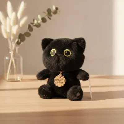 Котик "Фелікс" H17 cm чорний